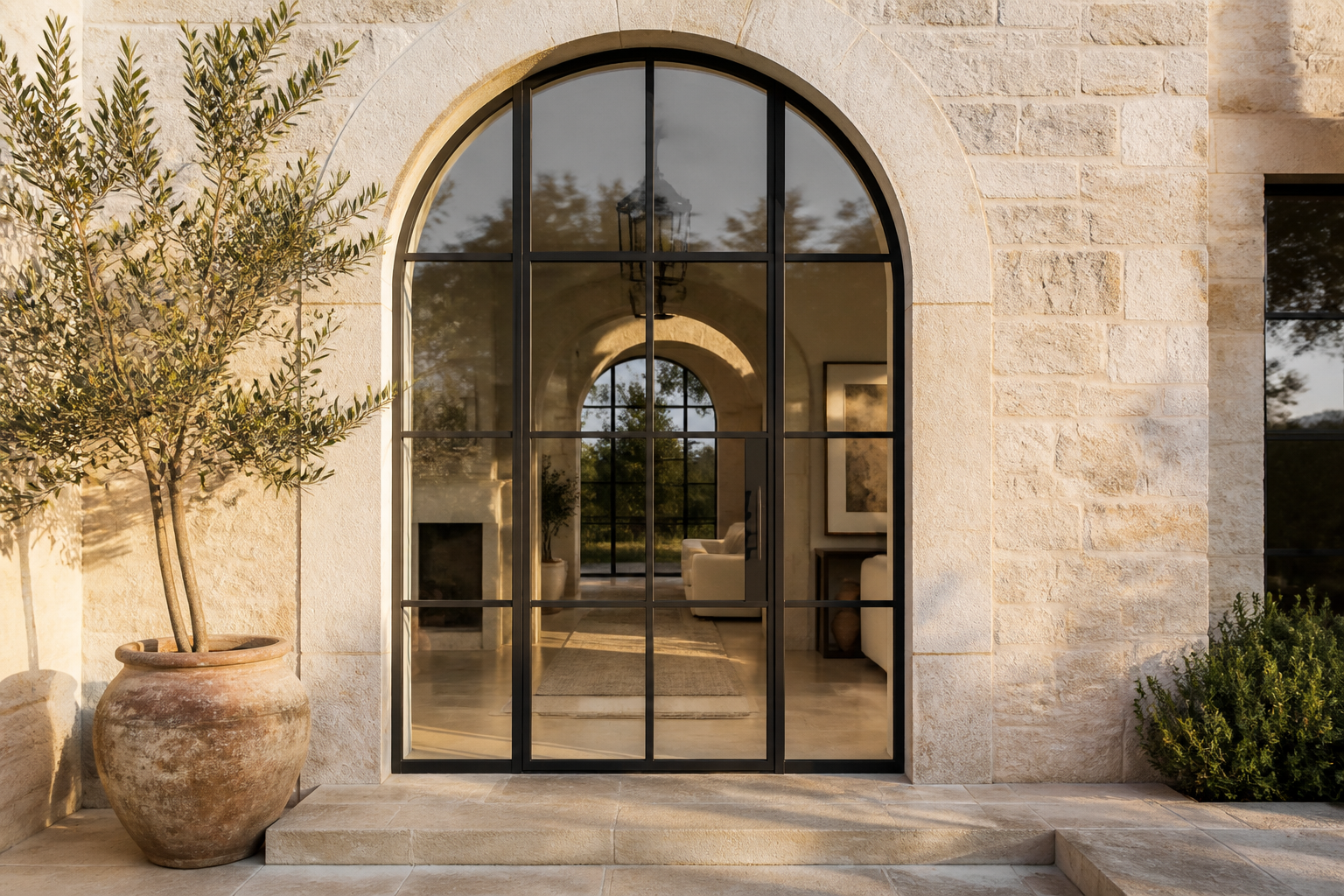 VLX 100 Arched / Custom Door in West Park, FL | Sightline Windows & Doors West Park - detail 3