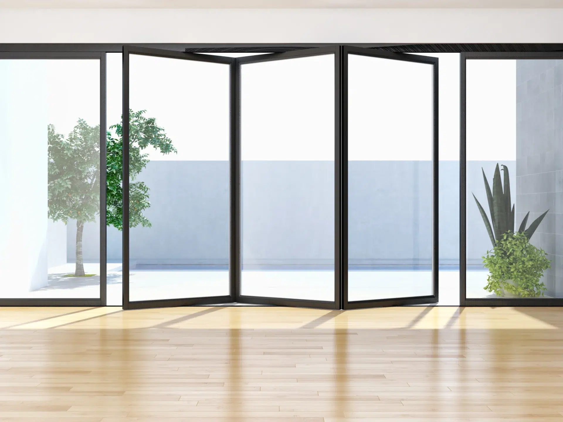 VLX 100 Bifold / Folding Door in West Park, FL | Sightline Windows & Doors West Park - detail 1