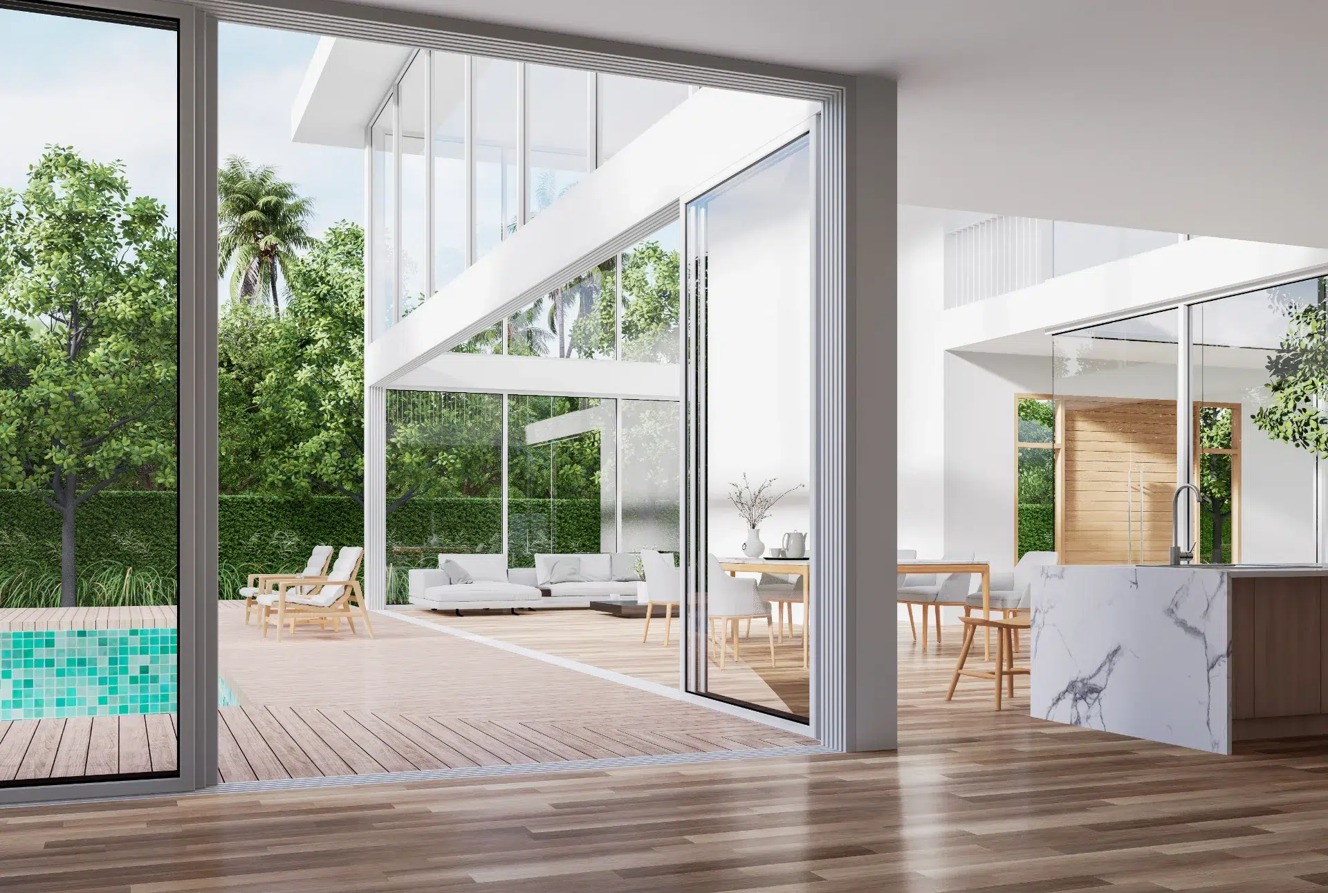 VLX 138 Panoramic Sliding Door in West Park, FL | Sightline Windows & Doors West Park - detail 1