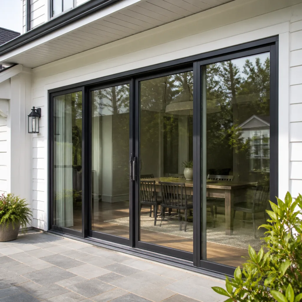 Sliding glass doors